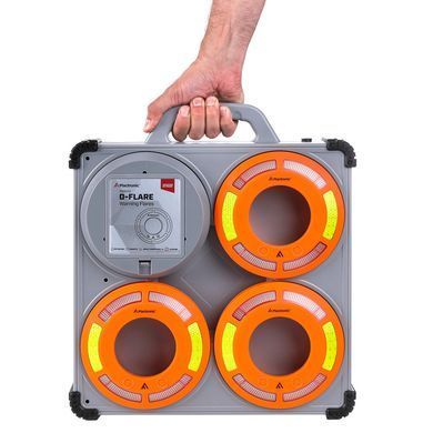 Комплект профессиональных фонарей Mactronic O-Flare (40 Lm) Amber Magnetic Recharg 12/220V (PSD0113)