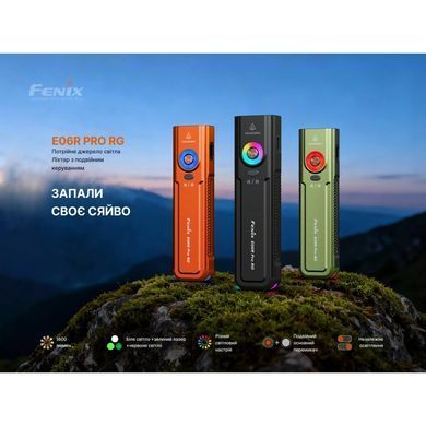 Фонарь Fenix E06R PRO RG, черный