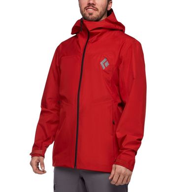Мембранна чоловіча куртка для трекінгу Black Diamond Liquid Point Shell (Red Rock, XL)