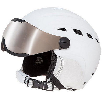 Шлем горнолыжный 4F с визором цвет: белый