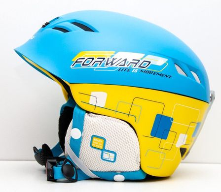 Гірськолижний шолом X-Road PW 930-7 колір: blue-yellow