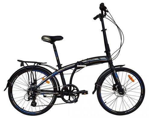 Велосипед VNC 24" HighWay EQ, V8A5-2438-BB, 38см, складний