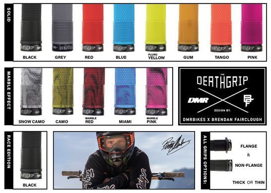 Гріпси DMR Brendog DeathGrip Thick (A20) Flangeless [Navy blue]