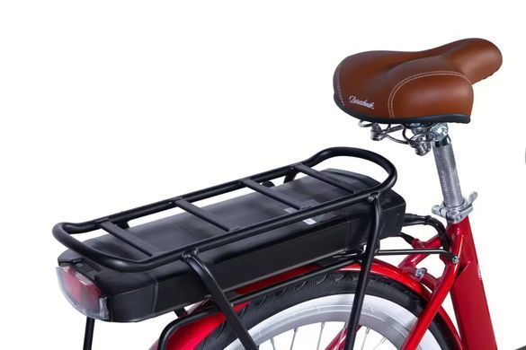Велосипед з електроприводом 28" ST Dorozhnik eRETRO Vbr FR рама-19" 36B 13А*г 500Вт малиновий 2026