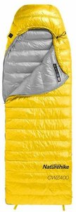 Спальный мешок Naturehike CWZ400 NH19W400-Z, (7°C), р-р L, желтый