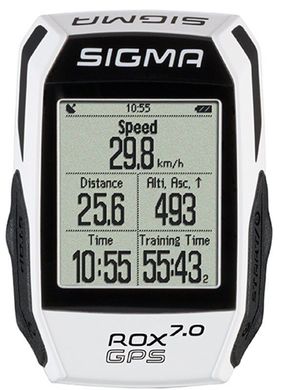 Велокомп'ютер Sigma Sport ROX 7.0 GPS WHITE