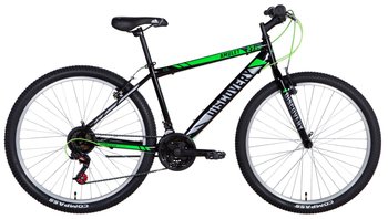 Велосипед 27.5" Discovery AMULET Vbr (черно-зеленый с серым)