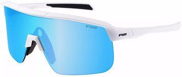 Очки R2 FUSION white (shiny), линза smoke (ice blue chrome) PC High contrast HD, кат. 2