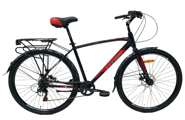 Велосипед Titan 28" Chester 2024 Рама-19" black-red