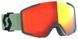 Маска гірськолижна Scott SHIELD soft green/black / enhancer red chrome S2 1 з 3