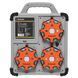 Комплект профессиональных фонарей Mactronic X-Flare (30 Lm) Red/Blue/Amber Recharg 12/220V (PSD0112) 2 из 8