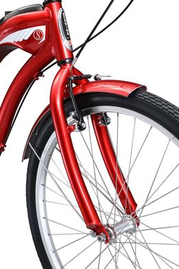 Велосипед 26" Schwinn TOWN & COUNTRY червоний 2022