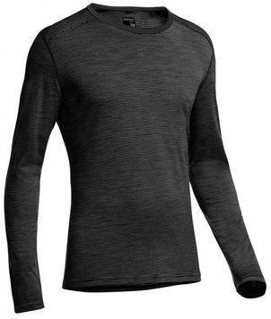 Термофутболка с длинным рукавом Icebreaker BF 200 Oasis LS Crewe MEN black/snow S