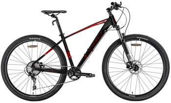 Велосипед 29" Leon TN-60 AM Hydraulic lock out HDD 2022 (чорний з червоним)