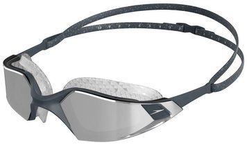 Очки для плавания Speedo AQUAPULSE PRO MIRROR GOG AU серый, серебристый OSFM