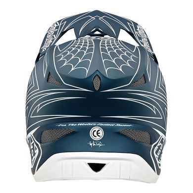 Шлем TLD D3 FIBERLITE HELMET SpiderStripe [Blue] XL