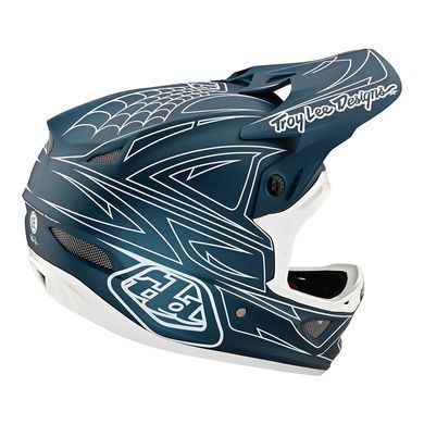 Шлем TLD D3 FIBERLITE HELMET SpiderStripe [Blue] XL