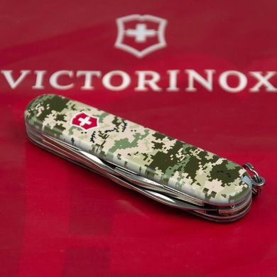 Нож складной Victorinox SPARTAN ARMY, Пиксель из красн. лого, 1.3603.3.W3941p