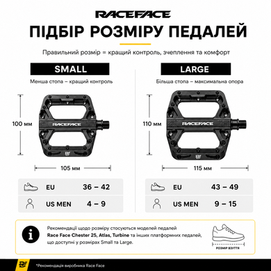 Педалі RaceFace CHESTER LARGE, PURPLE