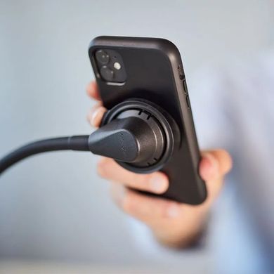 Підставка на стіл з рухомим штативом для кріплення телефона Fidlock VACUUM flex desk, чорний