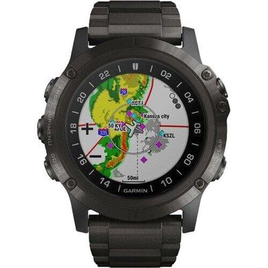 Смарт часы Garmin D2 Delta PX,Sapph,Carbon Gray DLC Ti w/DLC Ti Band,GPS,EMEA