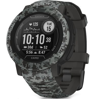 Смарт часы Garmin Instinct 2, Camo Edition, Graphite Camo, GPS