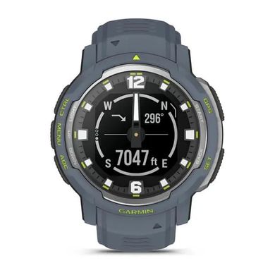 Смарт часы Garmin Instinct Crossover, Blue Granite, GPS