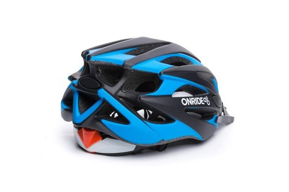 Шлем Onride CROSS матовый черный/голубой M (55-58 см)