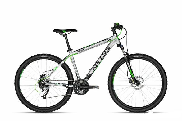 Велосипед Kellys 18 Viper 50 Silver Green Neon (27,5")