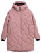 Куртка 4F пуховка удлиненная теплая нежно розовый 1 из 7