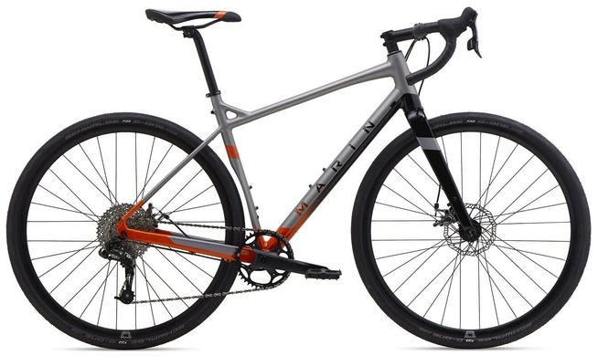 Велосипед 28" Marin GESTALT X10 2020 Satin Silver/Gloss Orange to Black Fade