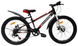 Велосипед CrossBike 24" Legion 2024 Рама-11" black-red 1 з 2