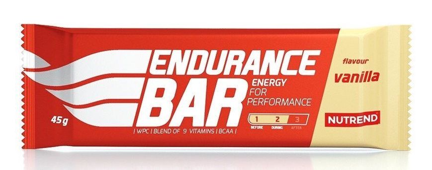 Спортивне харчування Nutrend Endurance Bar, 45 г, ваніль