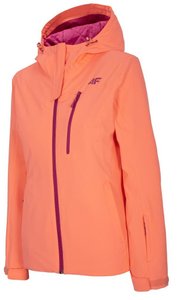 Куртка гірськолижна 4F NEODRY 8000 колір: корал бордо змійка