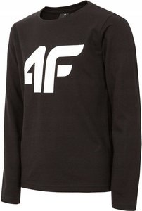 Футболка 4F з довгим рукавом колір: чорний