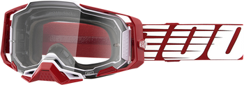 Мотоокуляри Ride 100% ARMEGA Goggle Oversized Deep Red - Clear Lens, Clear Lens
