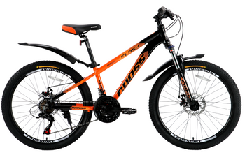 Велосипед Cross 24" Flash 2024 Рама-12" orange-black