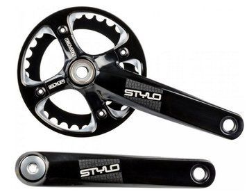 Шатуны Truvativ Stylo 1.1G Single GXP 180 Mirror Black AM Guard 32 (GXP Cups Not Included)