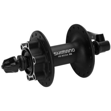 Втулка Shimano передня HB-M525 DEORE, для диск гальм, 36сп. чорн, для ротору на 6 болтів