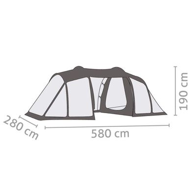 Палатка Salewa MIDWAY VI TENT 5908 5311 - UNI - зеленый