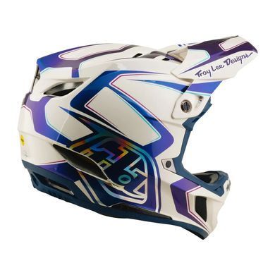 Шлем TLD D4 COMPOSITE HELMET; FLARED [WHITE / INDIGO] L
