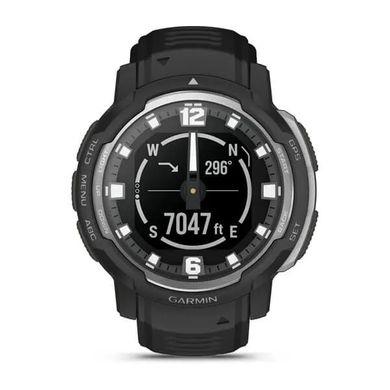 Смарт часы Garmin Instinct Crossover, Black, GPS