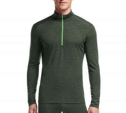 Термофутболка с длинным рукавом Icebreaker BF 200 Oasis LS Half Zip MEN black S