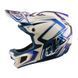 Шлем TLD D4 COMPOSITE HELMET; FLARED [WHITE / INDIGO] L 2 из 5