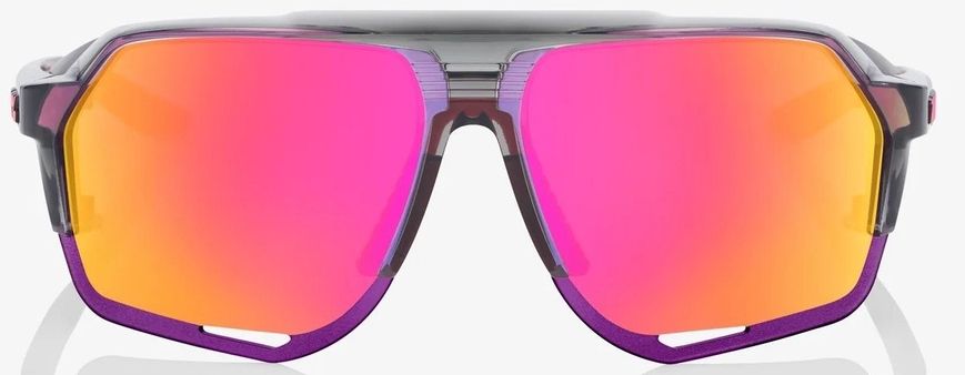 Велоочки Ride 100% NORVIK - Translucent Grey - Purple Multilayer Mirror Lens, Mirror Lens