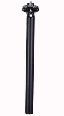 Підсідельна труба Zoom SP-C239 / ISO-M, 27,2х400мм, алюміній литий, SAND BLASTED AN BK