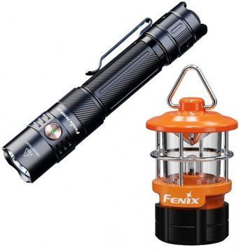 Ліхтар тактичний ручний Fenix PD35R ACE LED 2000 лм + наключний ліхтар CL01 (помаранчевий) | Лімітована серія