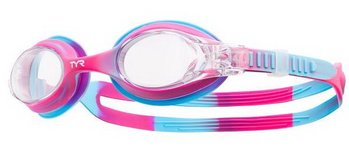 Окуляри для плавання TYR Swimple Tie Dye Kids, Pink / Blue (671)