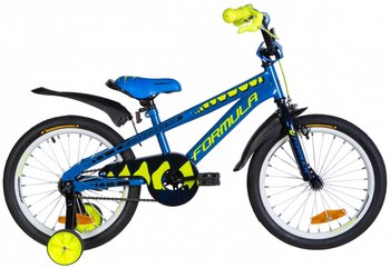 Велосипед 18" Formula WILD, 2021, (синий с желтым)
