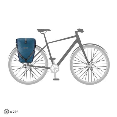 Гермосумка велосипедная Ortlieb Back-Roller Plus denim-steel blue 20 л